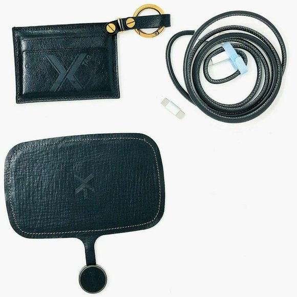 Premium Wireless 10W Qi Charging Pad & Wallet Italian Leather Gift Set by PLUSUS - Picture 3 of 3